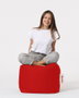 Atelier Del Sofa Square Pouf - Rojo